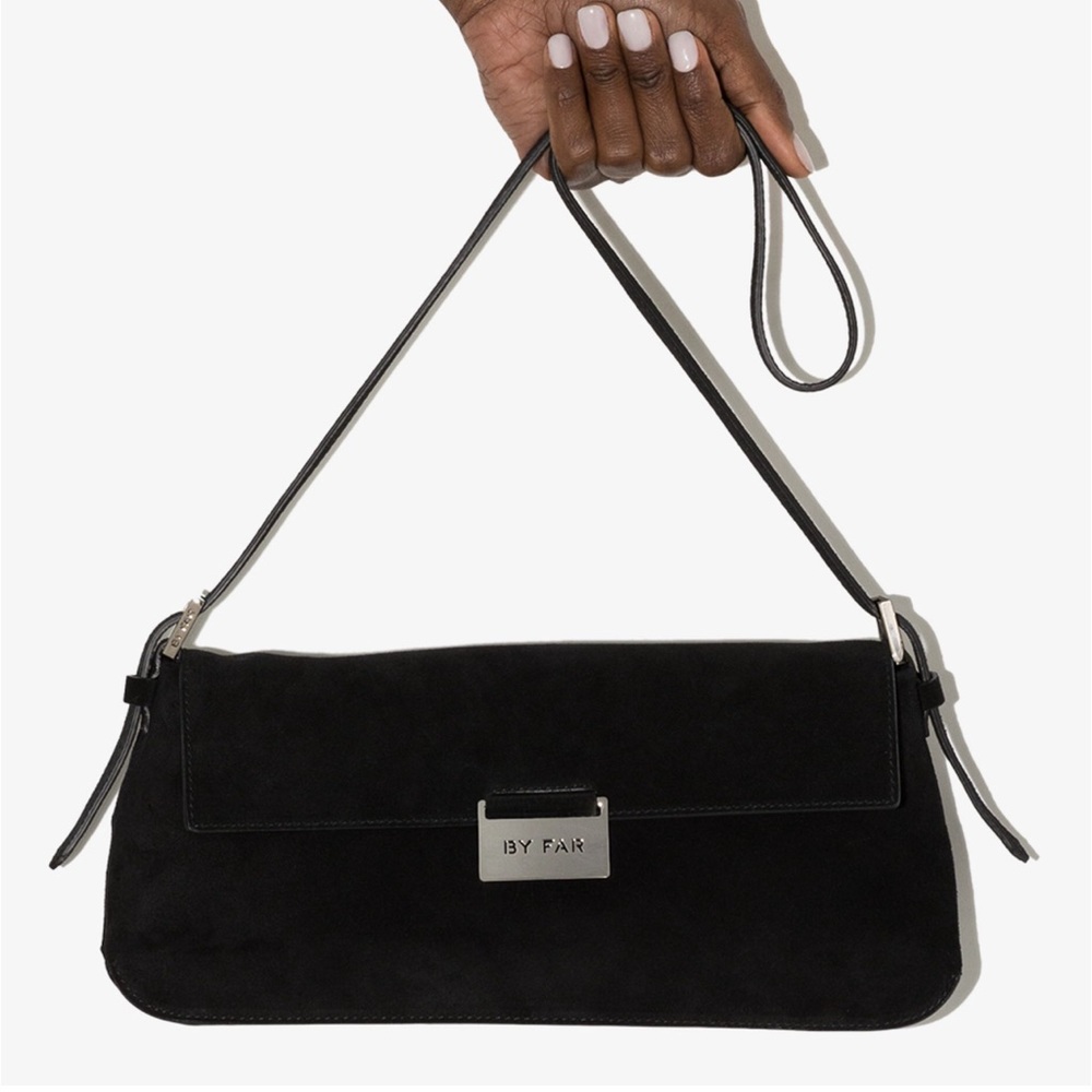 By Far Matilda suede shoulder bag